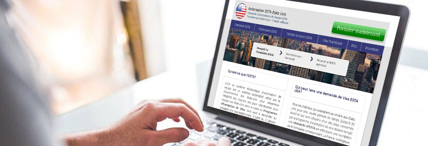 demande de Visa en ligne  etats unis